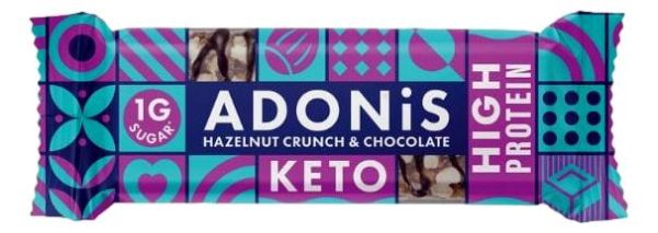 Μπάρα Πρωτείνης Keto με Φουντούκι και Κακάο